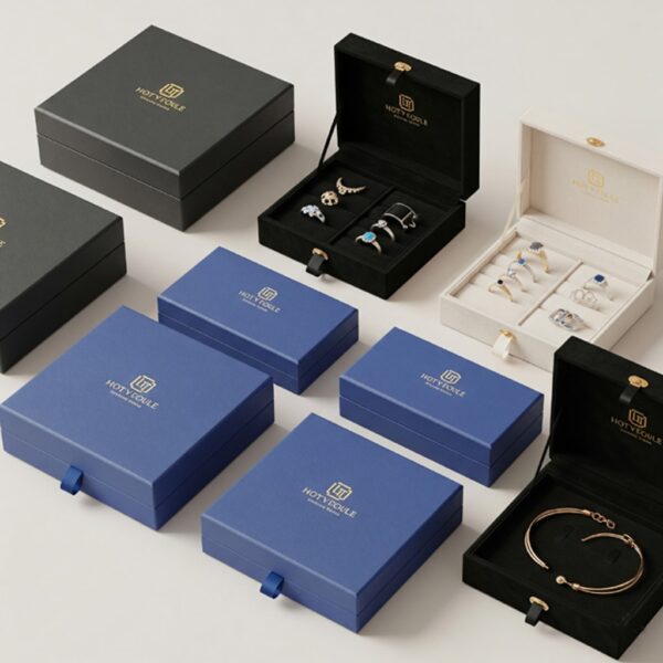 Custom Jewelry Rigid Boxes