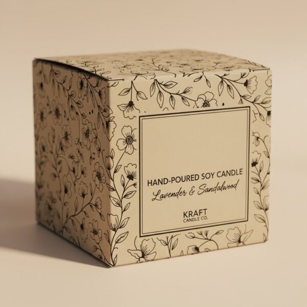 Custom Kraft Candle Boxes
