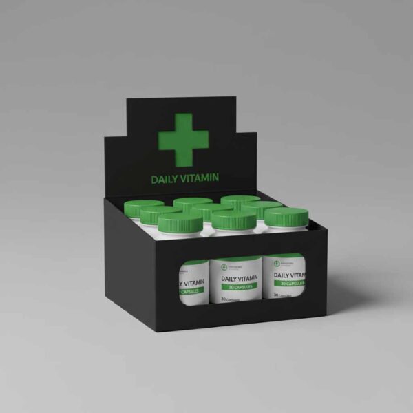 Daily Vitamin Display Boxes