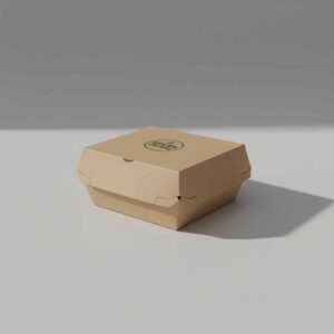 Kraft Food Boxes With Foldable Lid