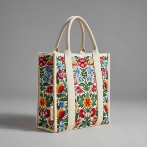 Luxury Embroidered Tote Bags