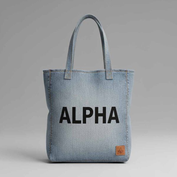 Custom Alpha Tote bags