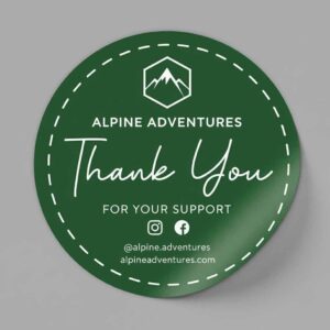 Custom Business Stickers for Packaging Custom Logo Stickers for Branding High-Quality Business Stickers Waterproof Custom Business Stickers Personalized Business Label Stickers