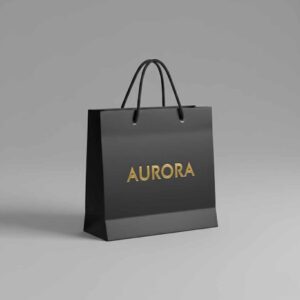 Aurora Paper Bags Elegant Custom Paper Shopping Bags Premium Aurora Packaging Bags Stylish Boutique Aurora Paper Bags Luxury Printed Paper Bags Chaho toh main full product description, features list, ya SEO keyword tags bhi likh doon!