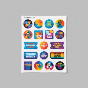 Custom Printable Sticker Paper High-Quality Sticker Paper Sheets Waterproof Sticker Paper for Printing Matte and Glossy Sticker Paper DIY Craft Printable Sticker Paper