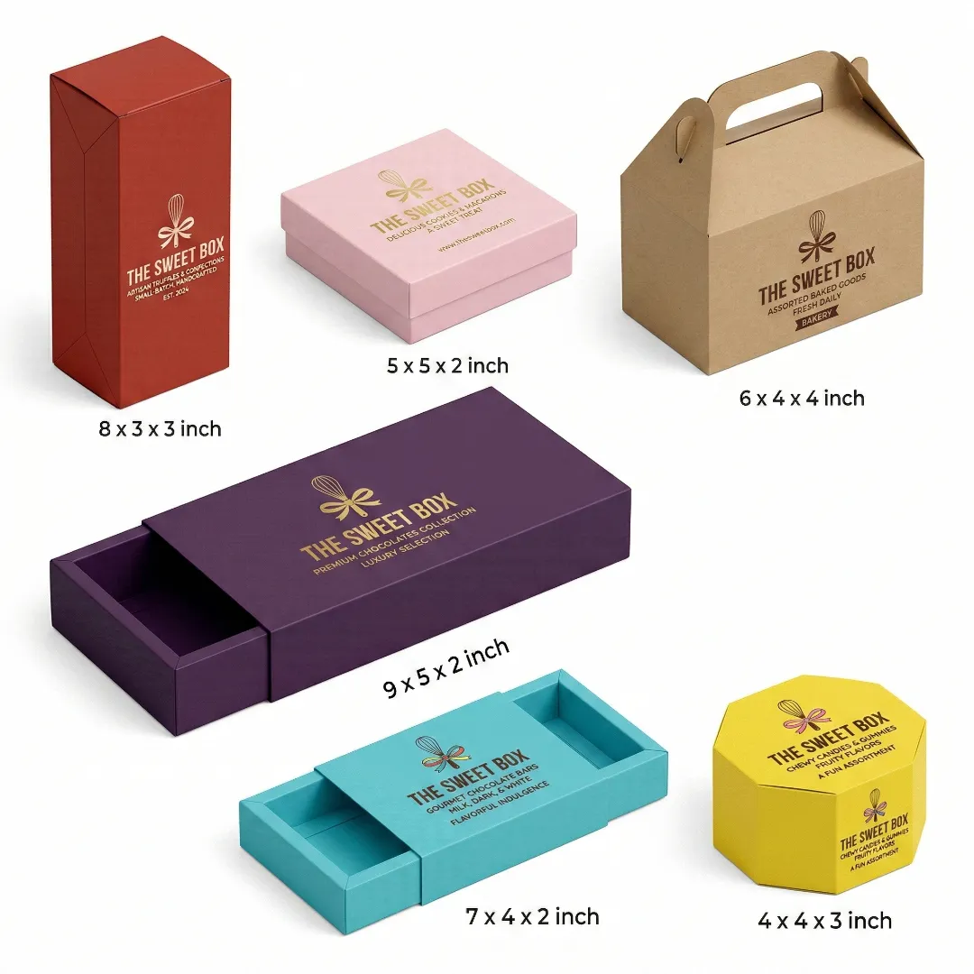 custom confectionary boxes